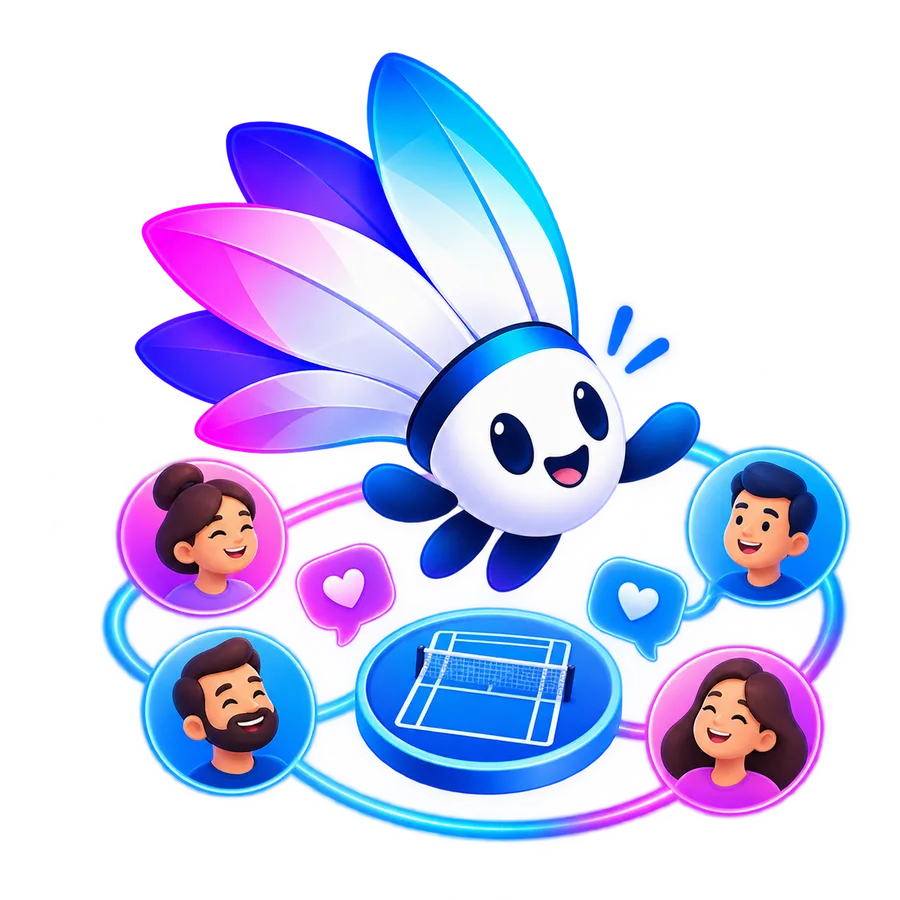 Вымышленные игроки клуба вокруг корта
